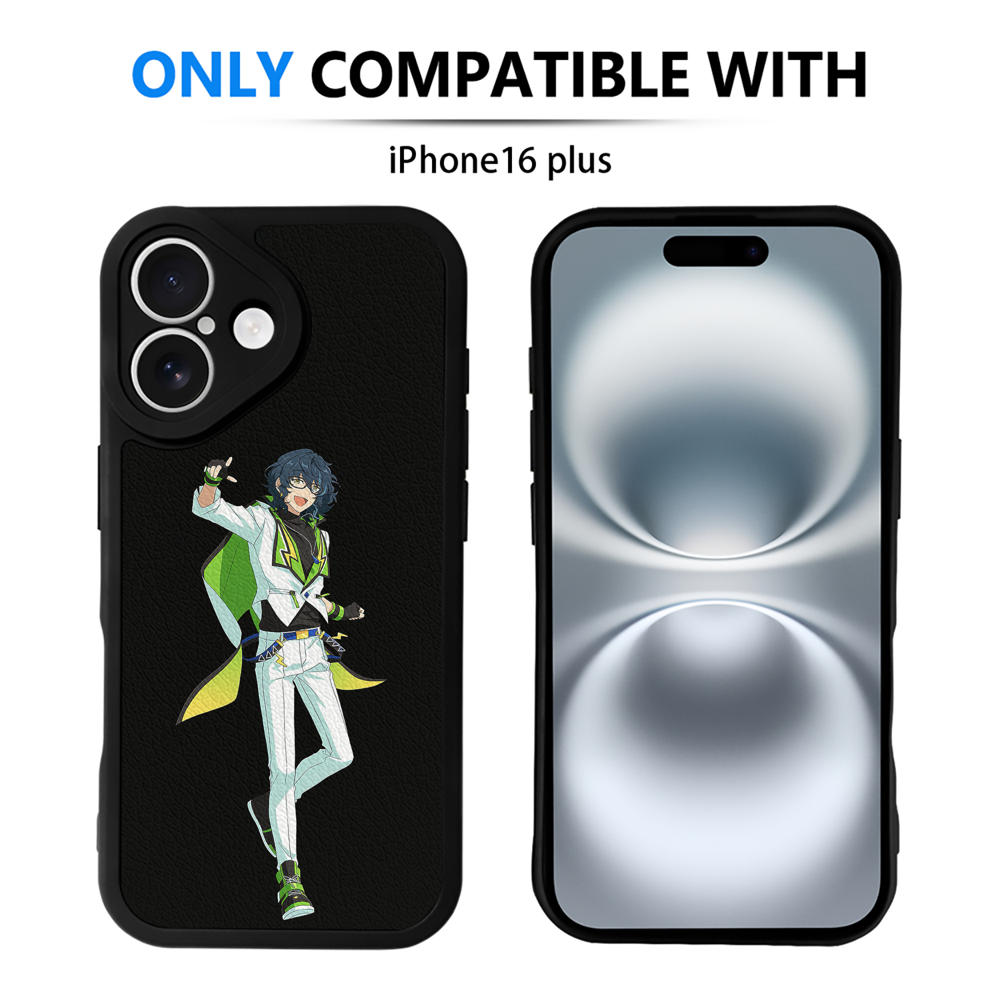 （画像用） あんさんぶるスターズ! Ensemble Stars 【iPhone 16シリーズ対応】シリコンスマホケース（レザー調） 材質：シリコン